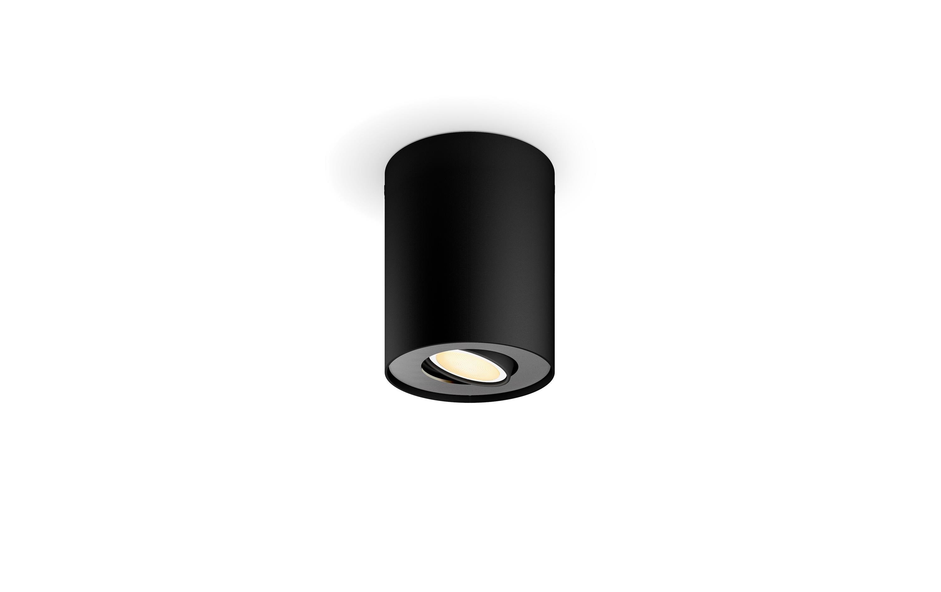 Philips Hue White amb. Pillar Spot 1 flg. schwarz 350lm Erweiterung