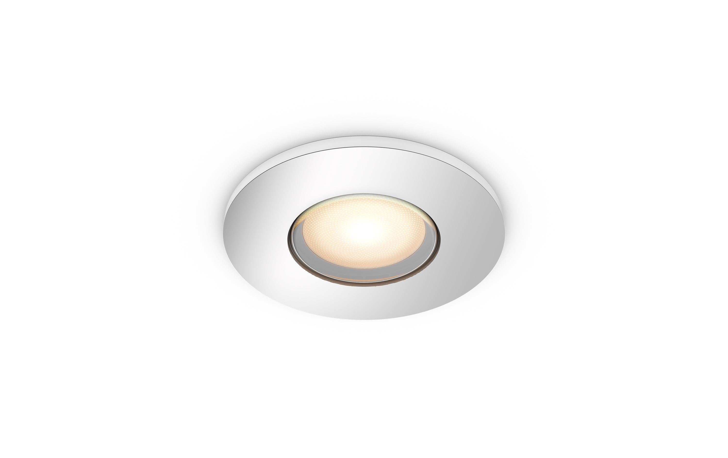 Philips Hue White amb. adore Deckenspot rund silber 350lm