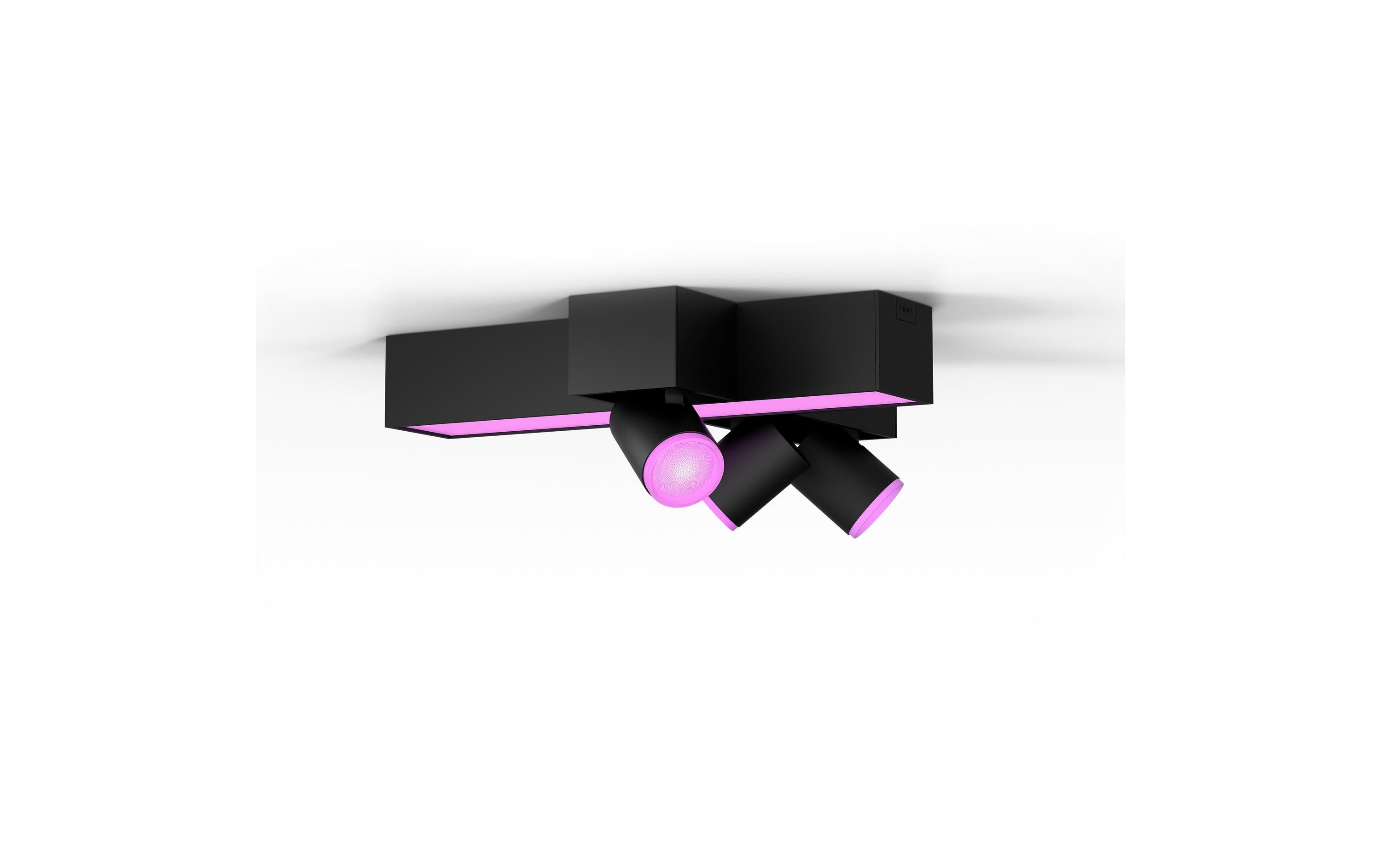 Philips Hue White & Col. amb Centris Cross Spot 3 flg. schwarz 2810lm