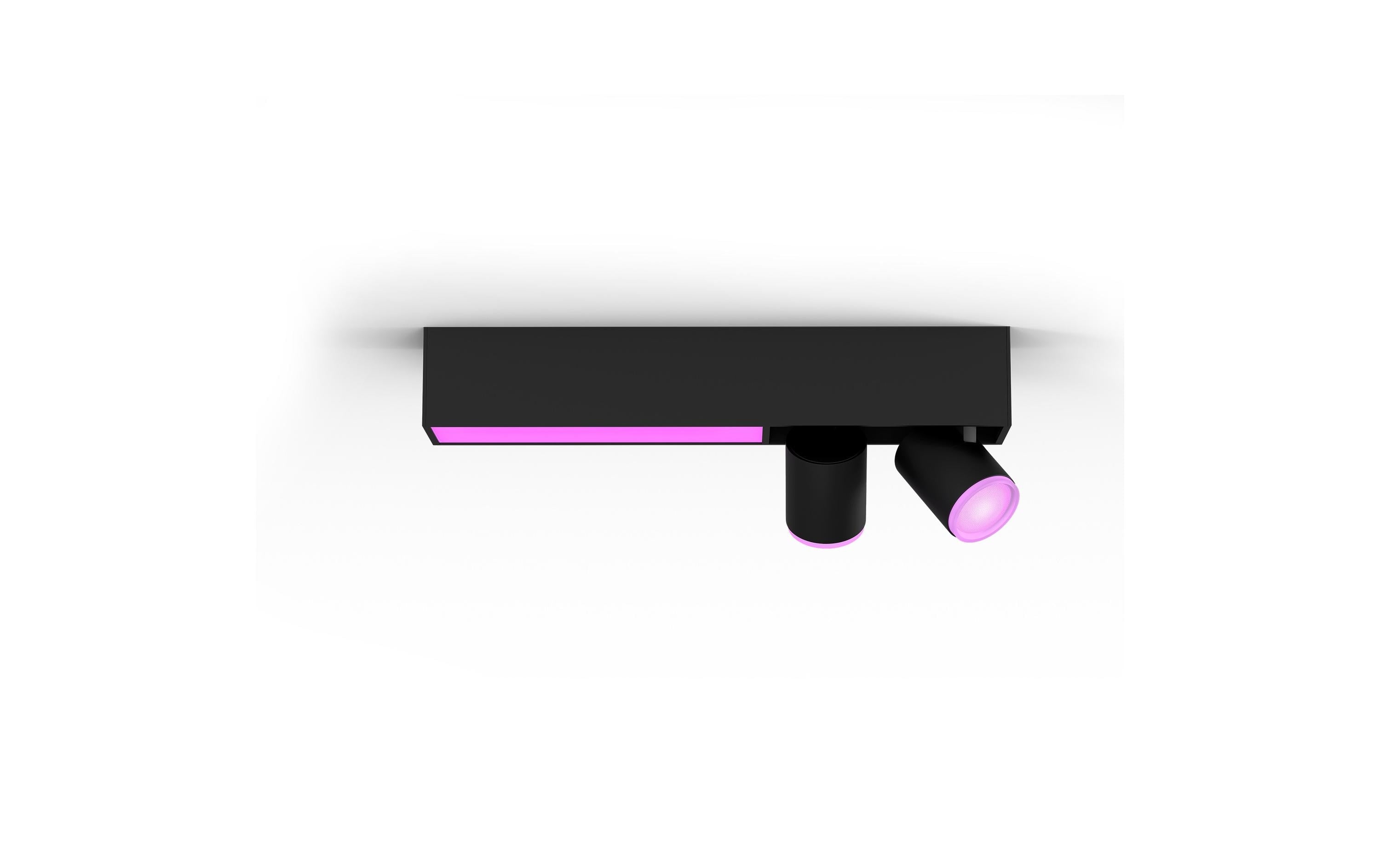 Philips Hue White & Col. amb Centris Cross Spot 2 flg. schwarz 1560lm