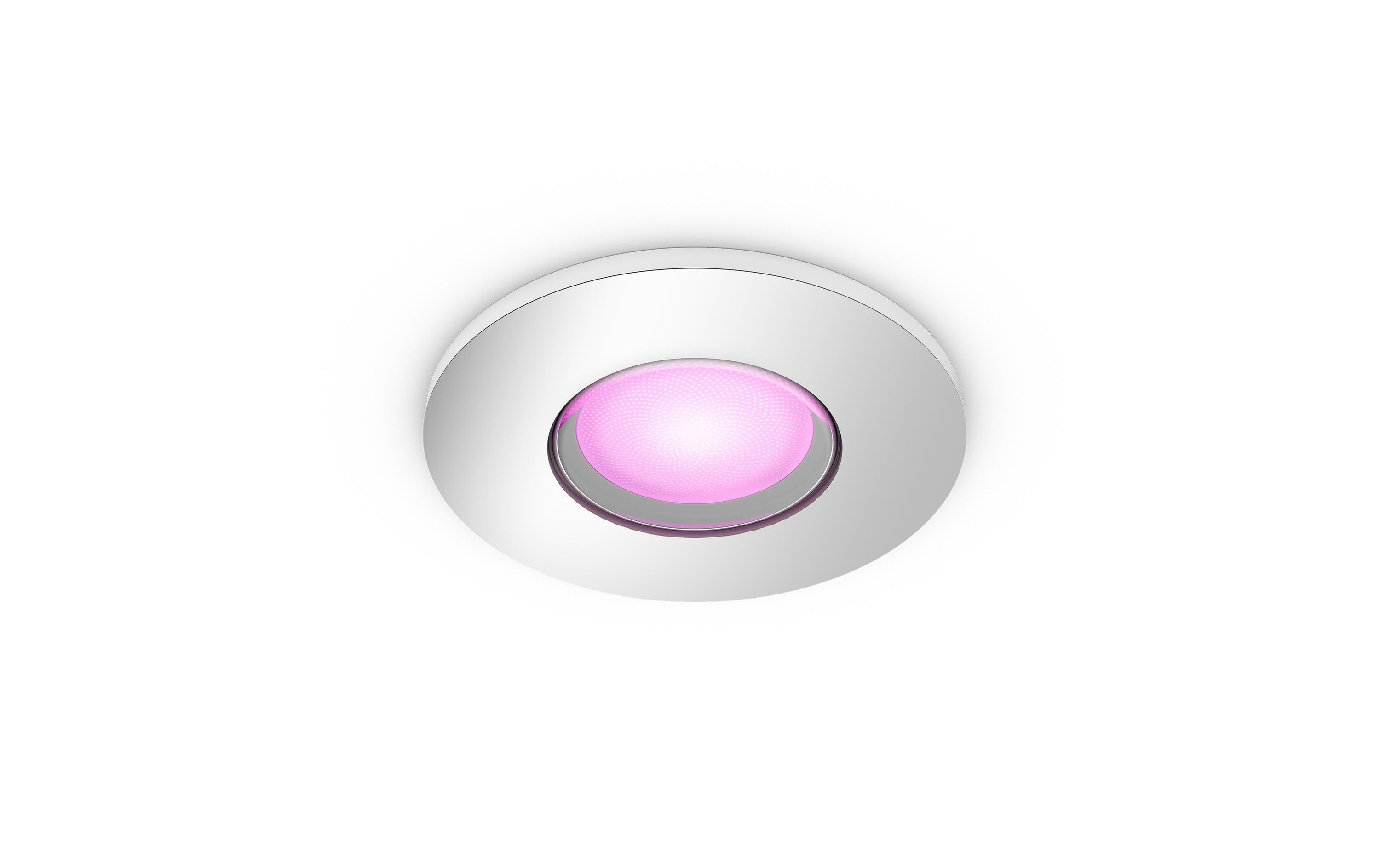 Philips Hue White & Col. amb. Xamento Einbauspot silber 350lm