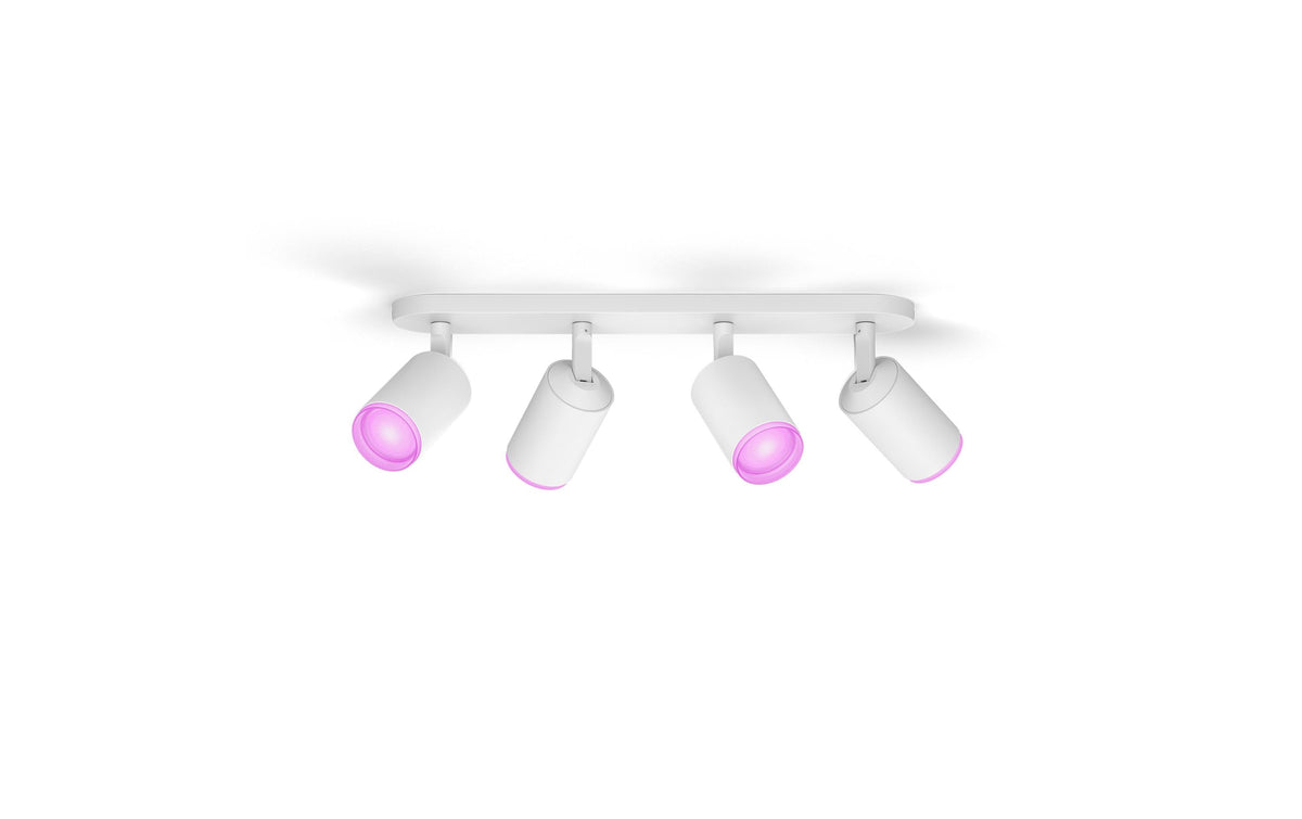 Philips Hue White & Col. amb. Fugato 4 flg. weiss 4x350lm