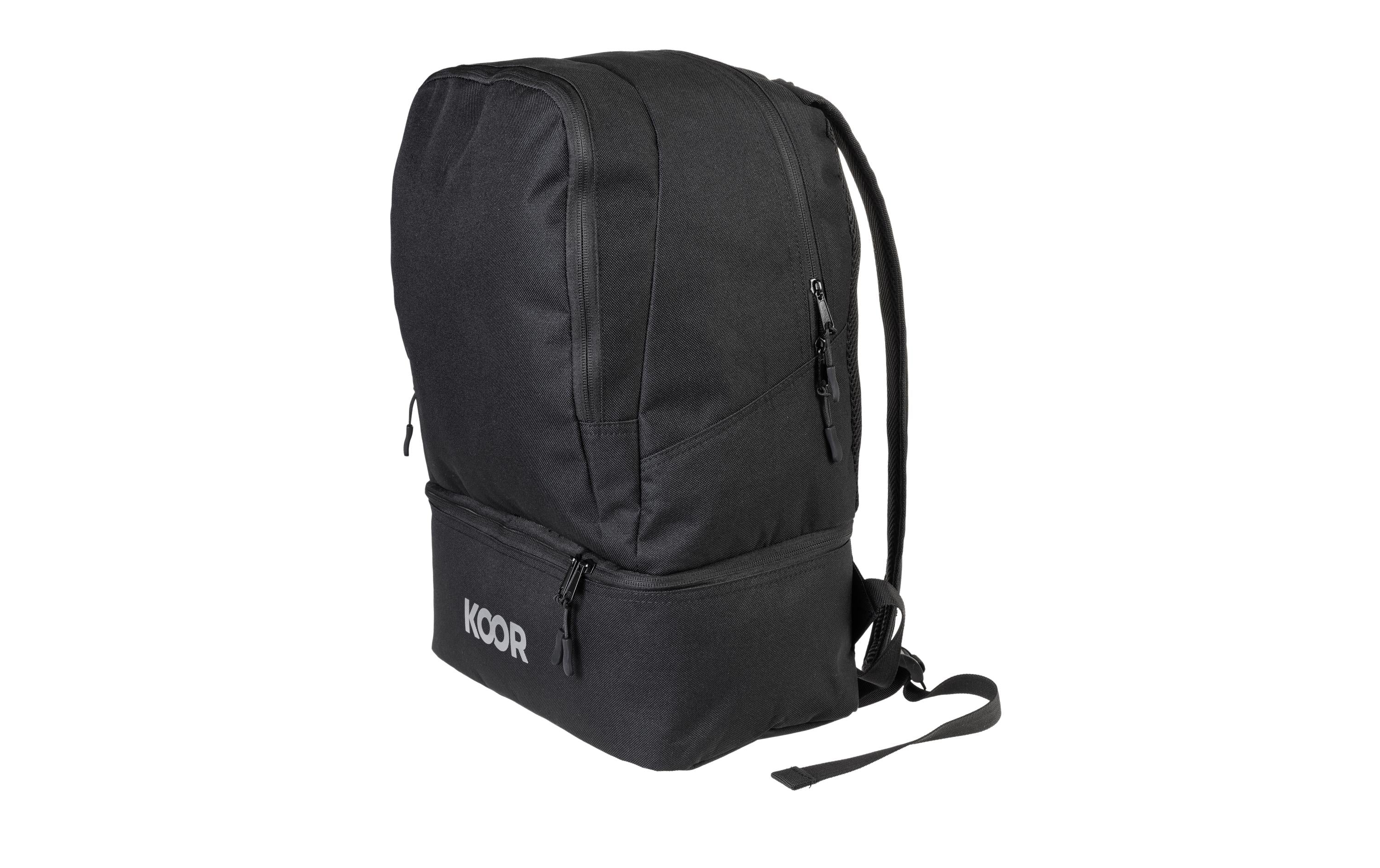 KOOR Rucksack mit Schuhfach 25L recycled 600D polyester, 32x18x45cm