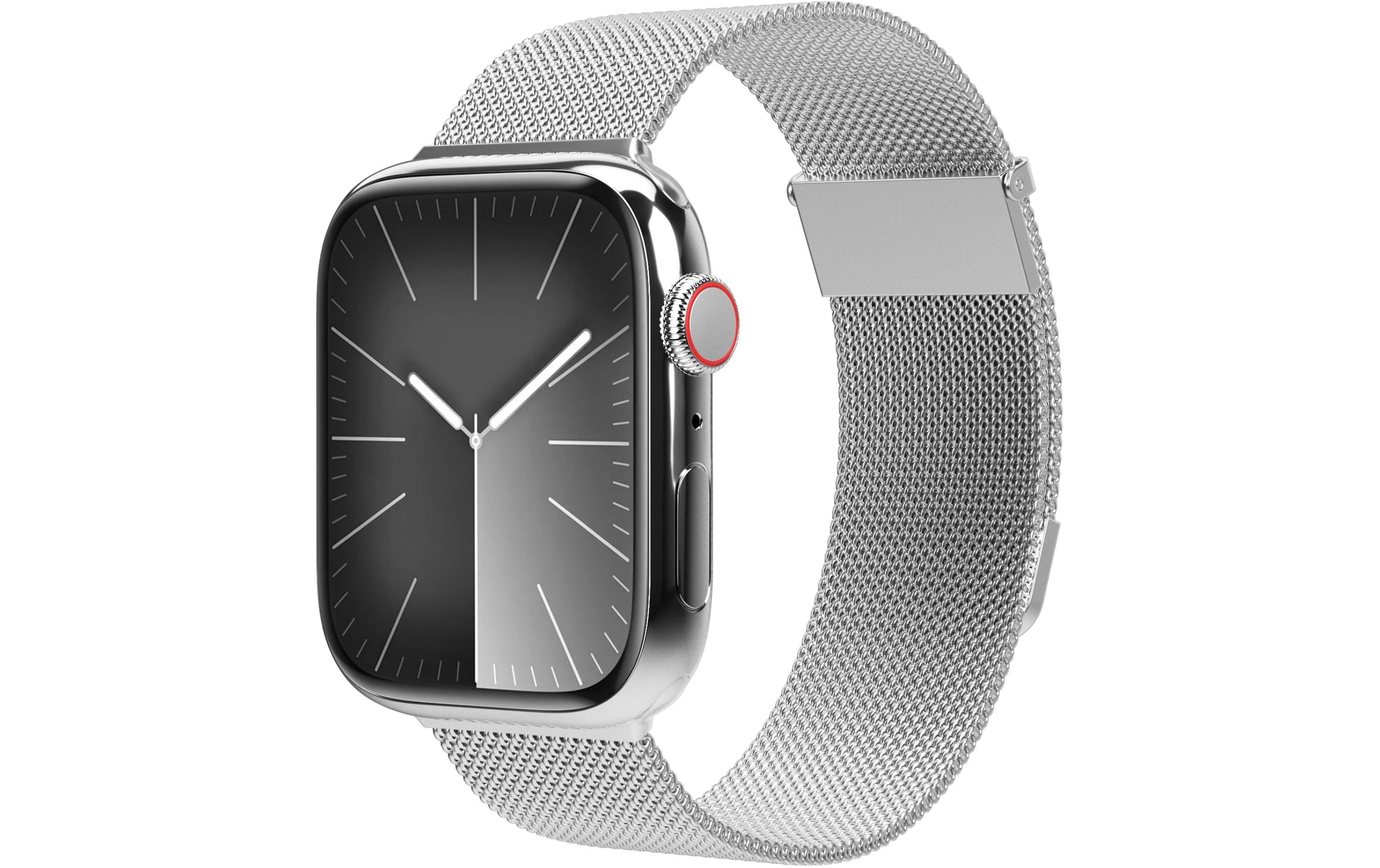 Vonmählen Milanese Loop 2, Silver Apple Watch 44/45/46/49mm