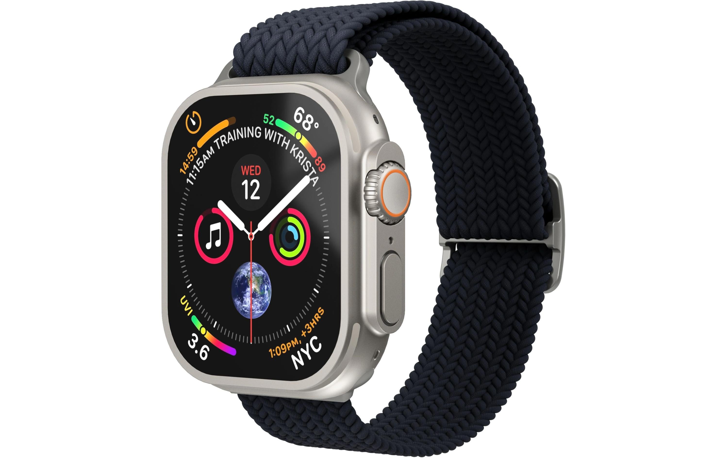 Vonmählen Woven Loop, Navy Apple Watch 44/45/46/49mm