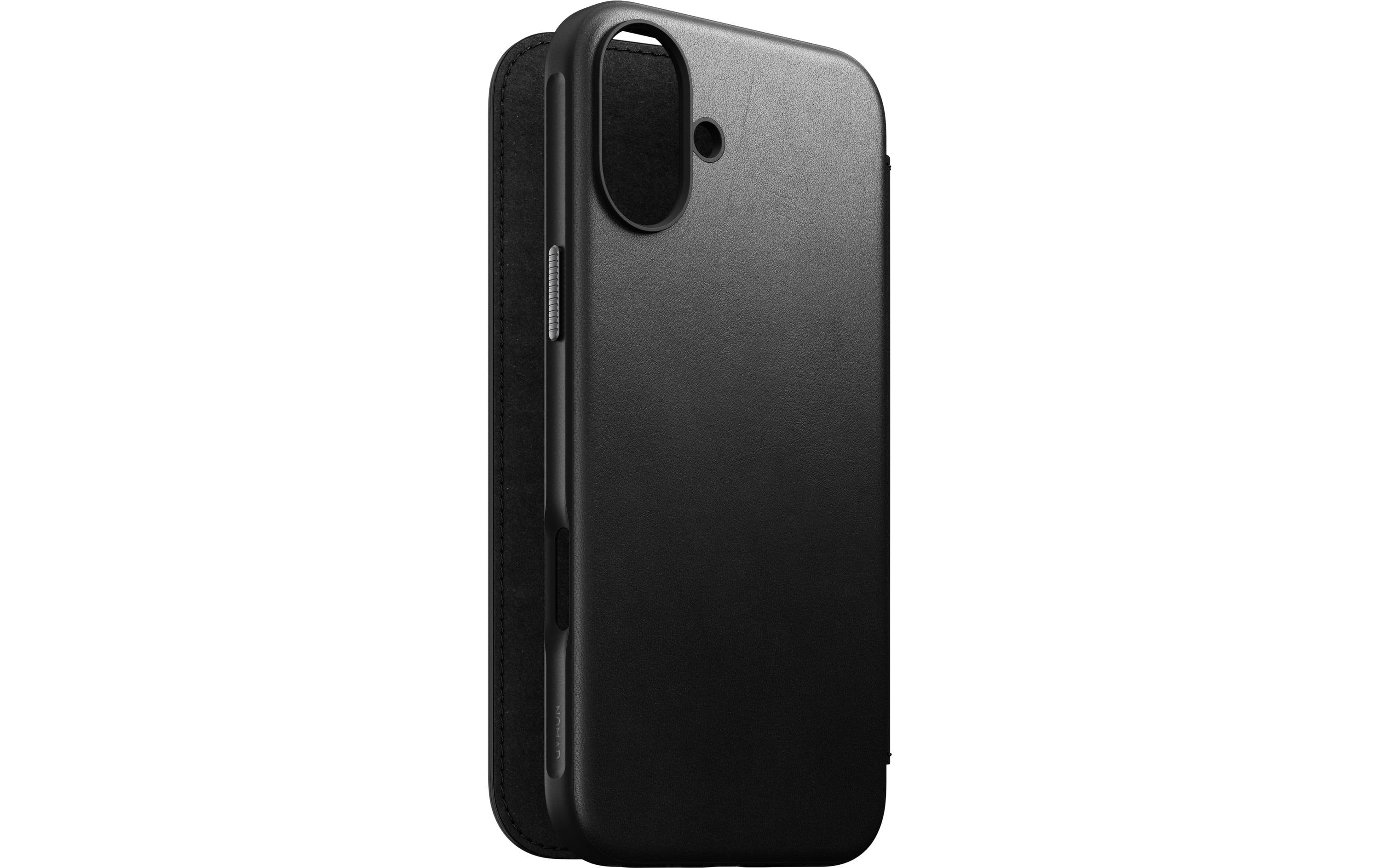 Nomad Modernes Leder Folio Schwarz