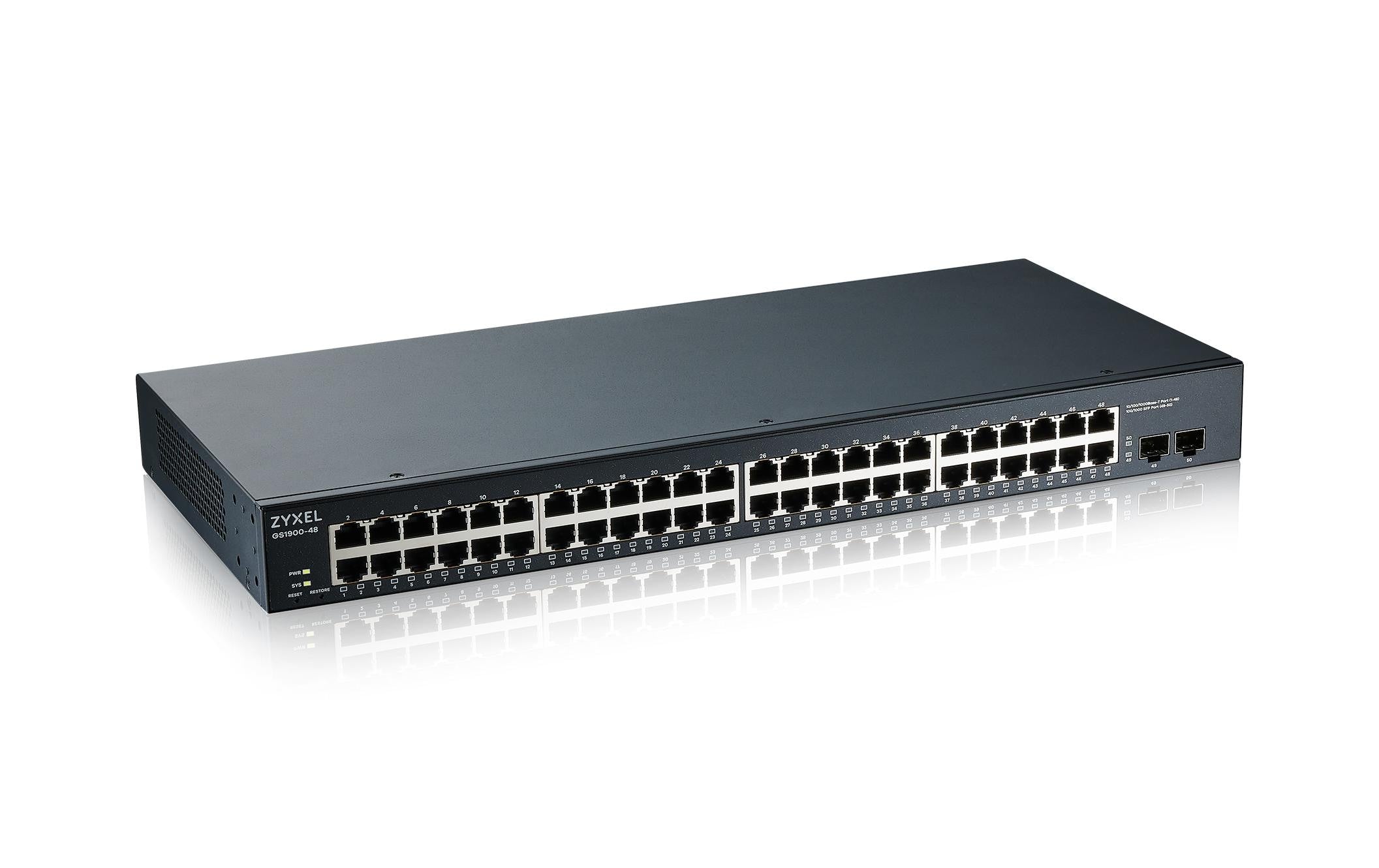 ZyXEL GS1900-48 v2, 48Port-Switch, Gigabit