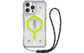 UAG Pathfinder Clear Mag+Lanyard neon iPhone 16 Pro Max