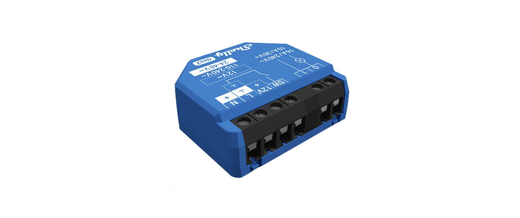 Shelly 1 Gen3 WLAN Schaltaktor, 16 A, Bluetooth