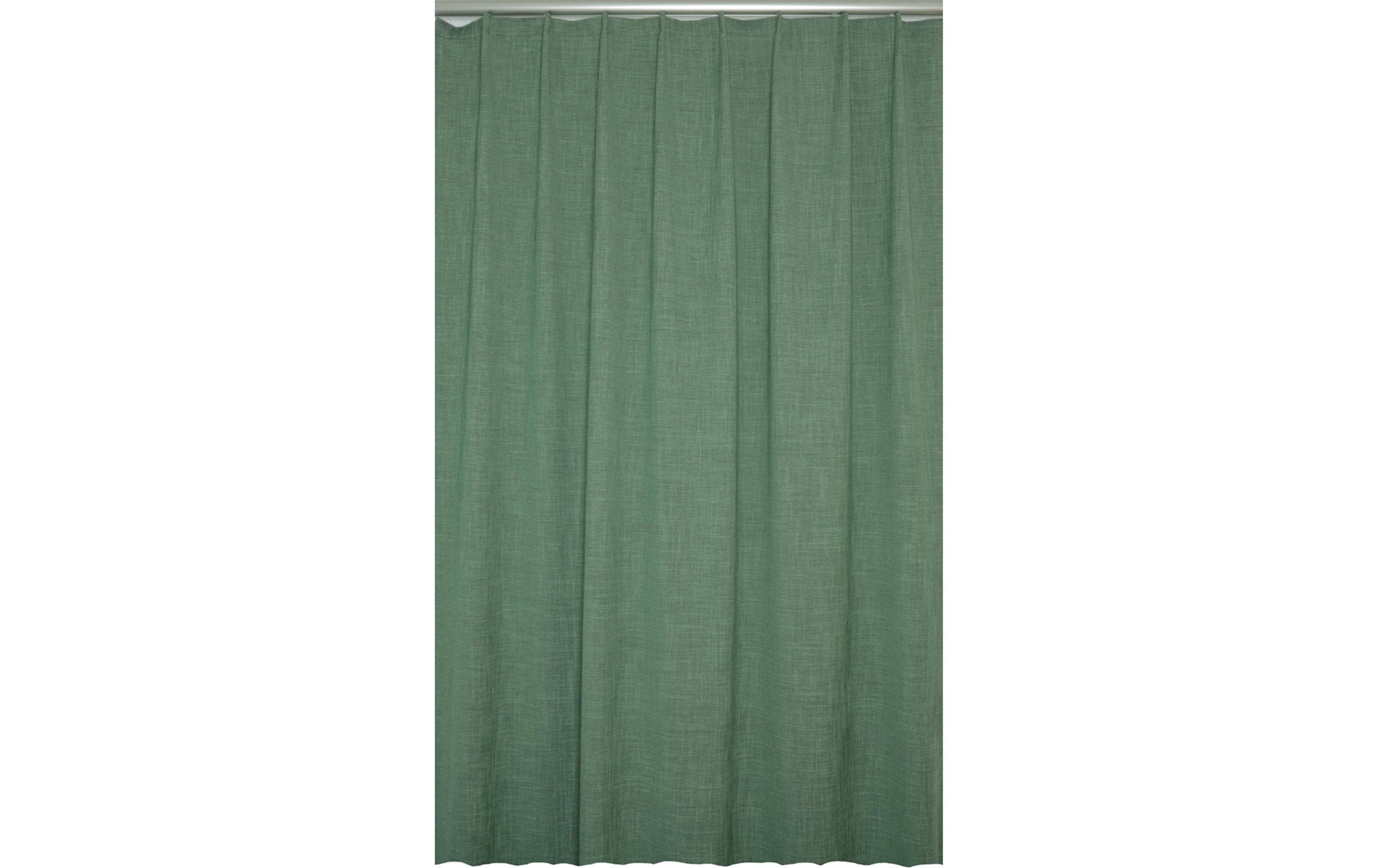 Hubatka Dekovorhang Quirin, 140x240 cm Grün, 100% Polyester, Waschbar 30 °C