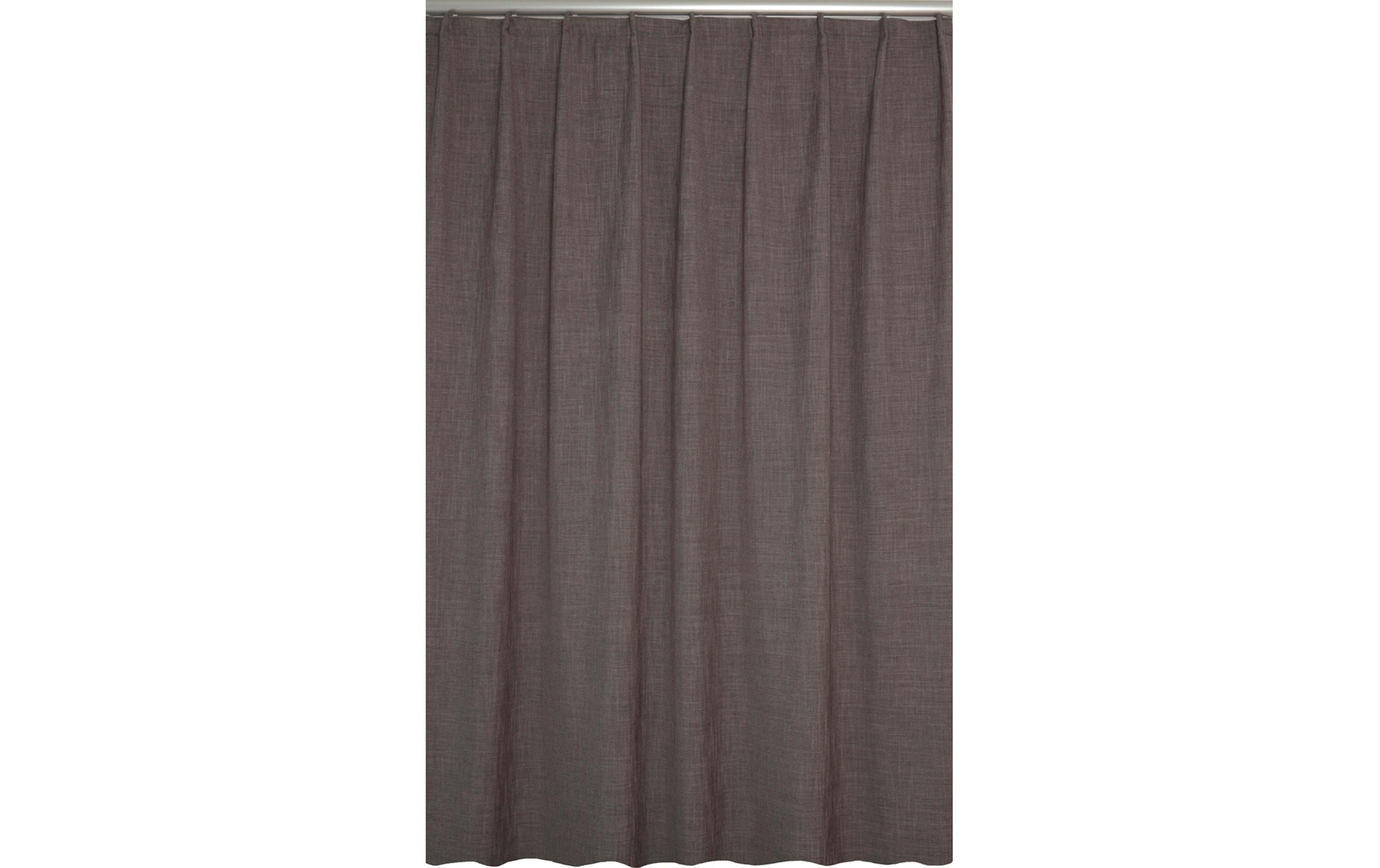 Hubatka Dekovorhang Quirin, 140x240 cm Anthrazit, 100% Polyester, Waschbar 30 °C