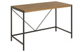 AC Design Bürotisch Bahamas schwarz braun 120x60x75 cm (LxBxH) Eiche