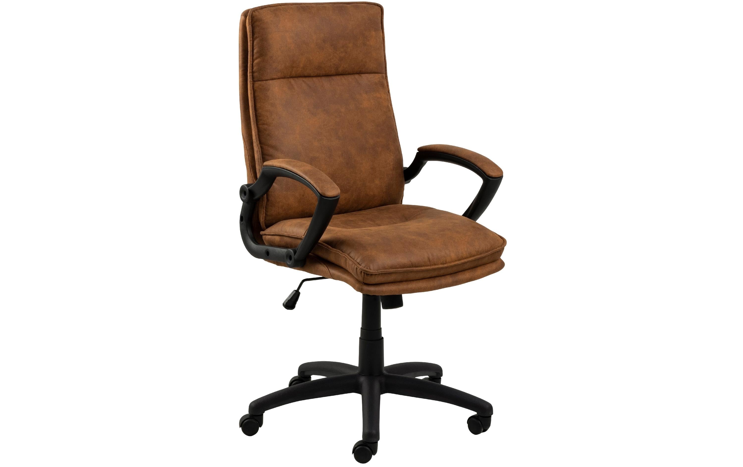 AC Design Bürostuhl Brad camel mit Armlehnen und Bremsrollen