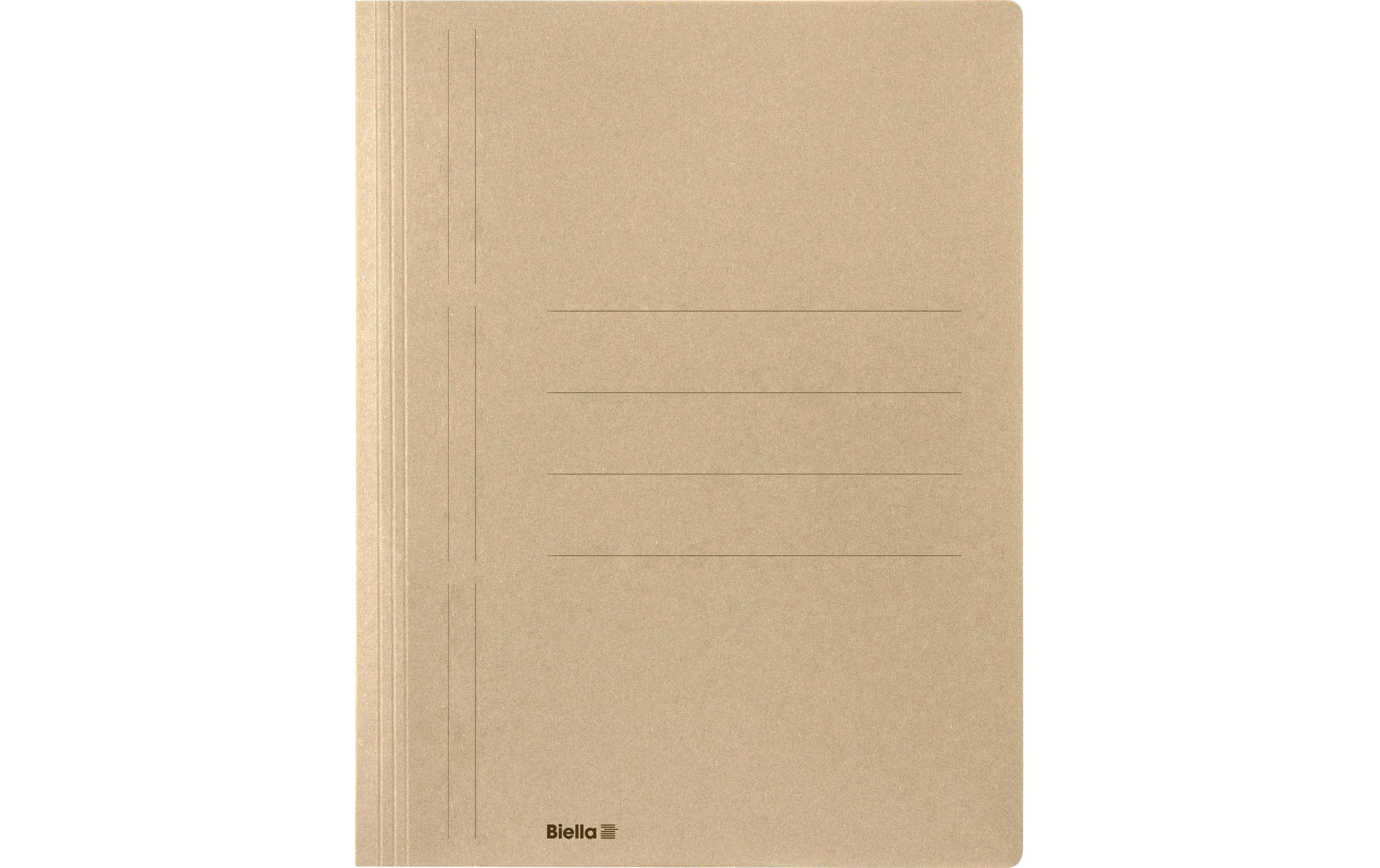 Biella Schnellhefter Recycolor A4 Format A4, beige, für 100 Blatt