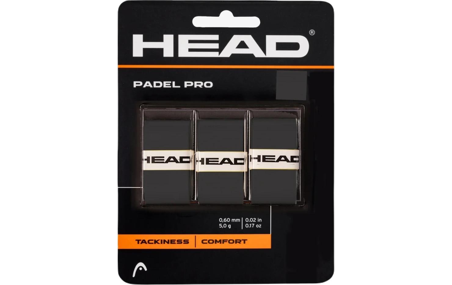 HEAD Padel Grip Padel Pro 3er-Pack black
