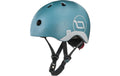 Scoot and Ride Helm reflective Steel