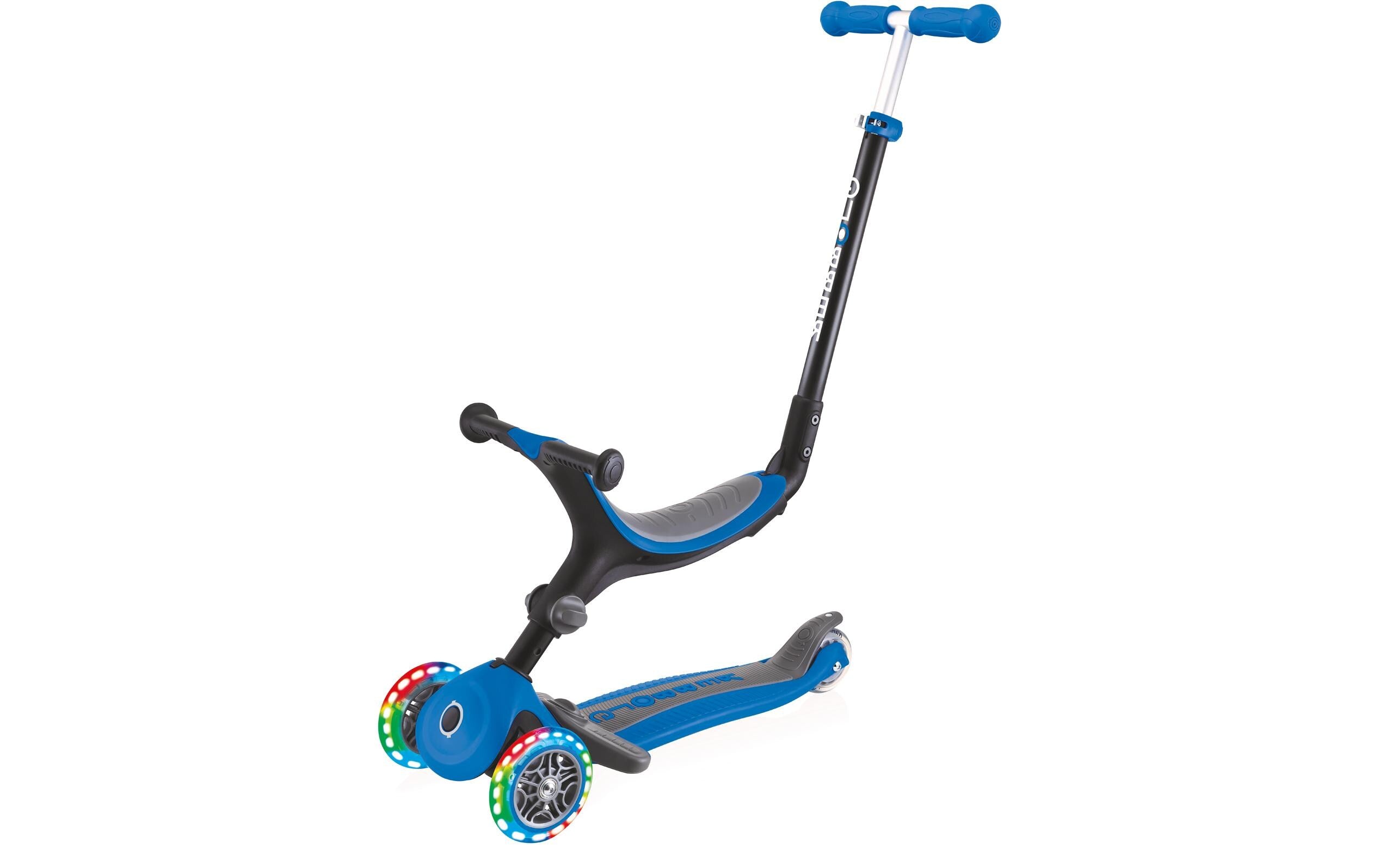 Globber GO UP Foldable Plus Lights Blue