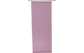 Hubatka Flächenvorhang Uni Lila 60x240 cm, halbtransparent,mit Clic Gleiter