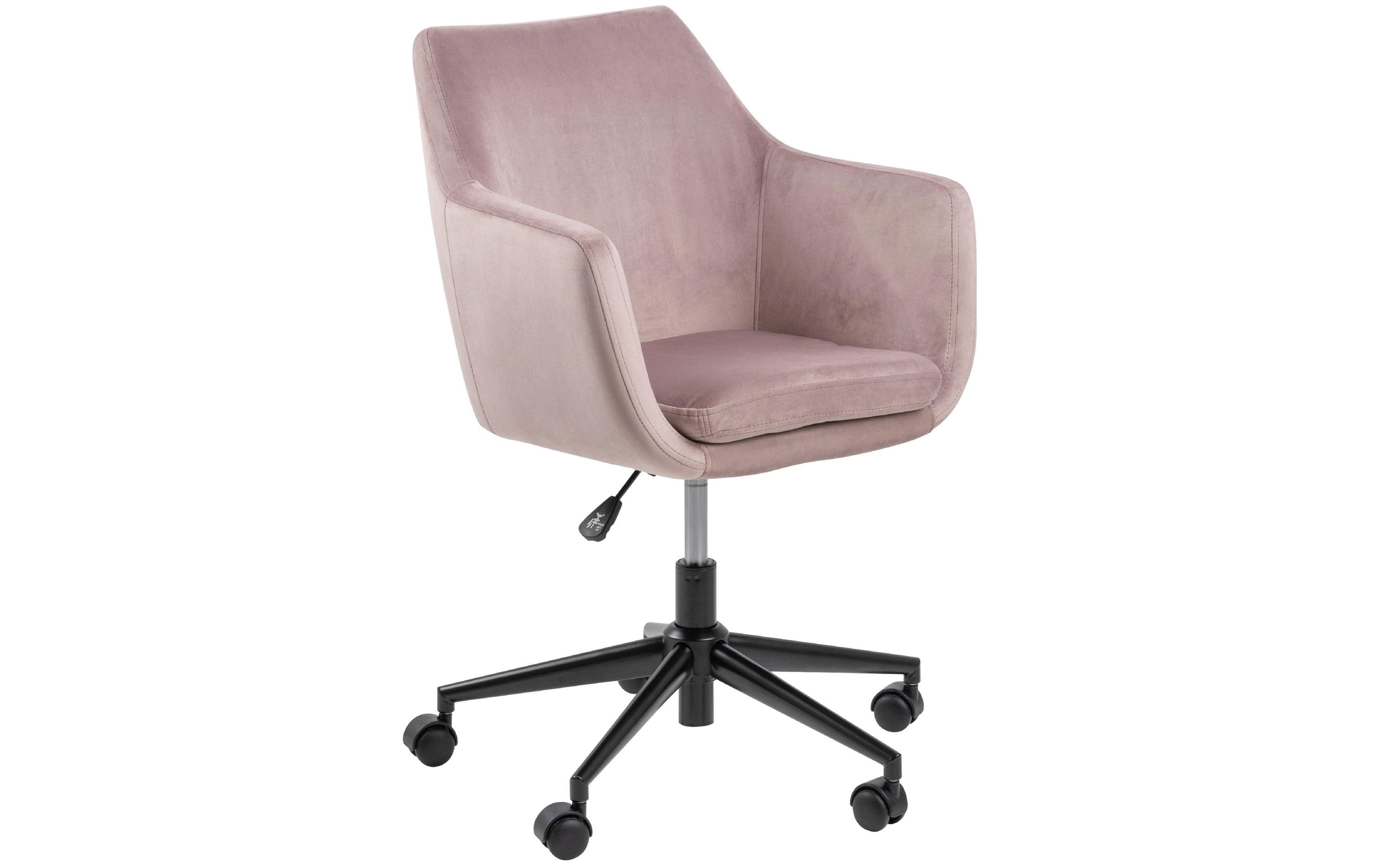 AC Design Bürostuhl Nora rose mit Bremsrollen