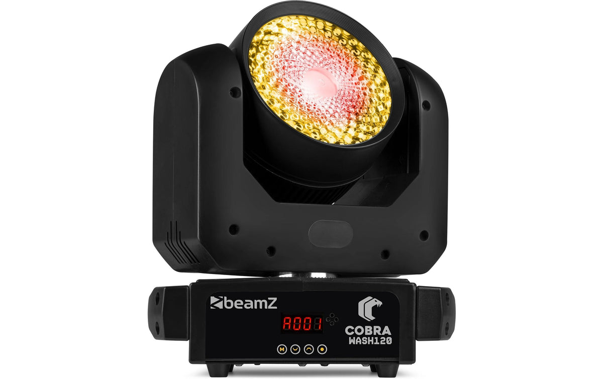 BeamZ Cobra Wash120 Moving Head Wash, LED, 120W, RGBW, Aura