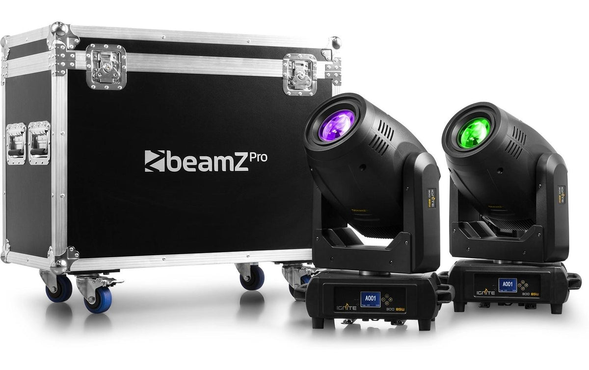 BeamZ Pro IGNITE300LED SET Moving Head, LED, 300W, Spot, 2 Stk. in FC