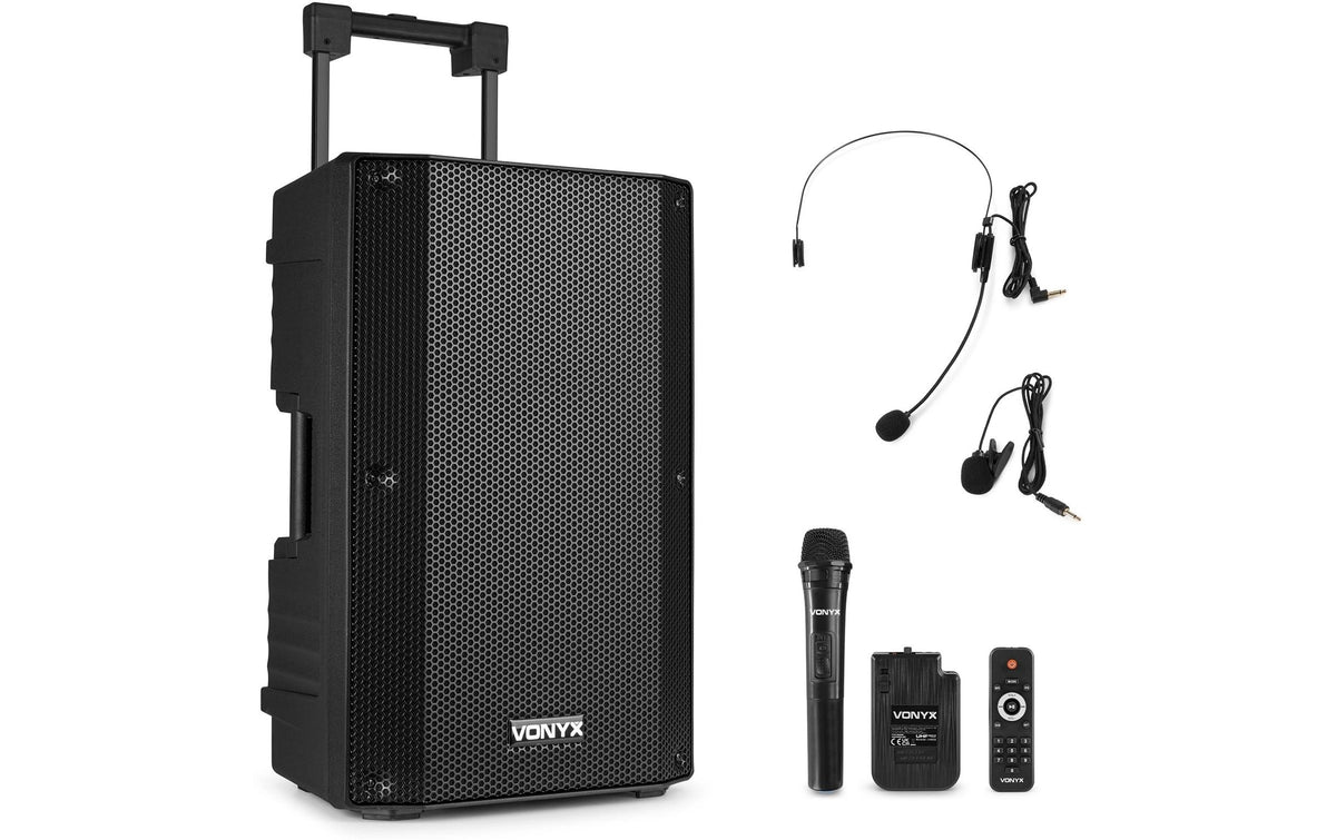 Vonyx VSA500-BP Aktiv PA Lautsprecher 12" 800W, Mikro, BP