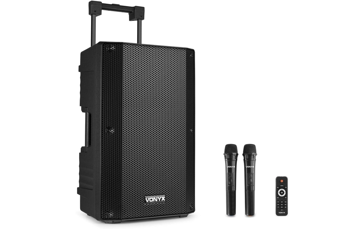 Vonyx VSA500 Aktiv PA Lautsprecher 12" 800W, BT, Mikro