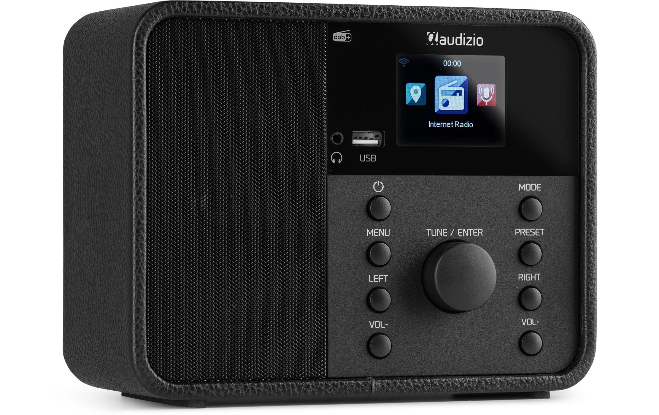 Audizio NardoBL Internet Radio, DAB+, FM, BT, Wlan, schwarz