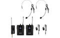 Vonyx WM552B Dual InEar Bodypack Set UHF