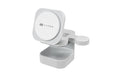 HYPER Qi2 3-in-1 Magnetic Charging Stand weiss