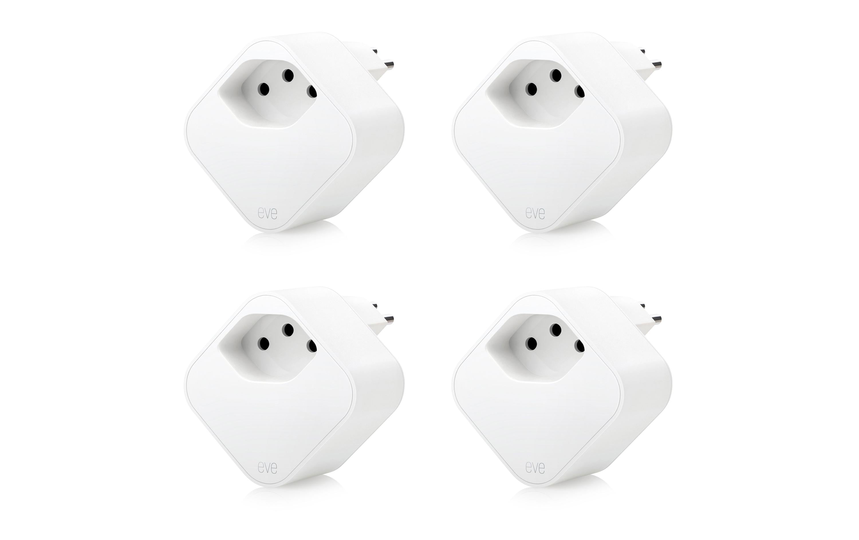 Eve Energy 4er Pack Smarte Steckdose 4er Pack, matter