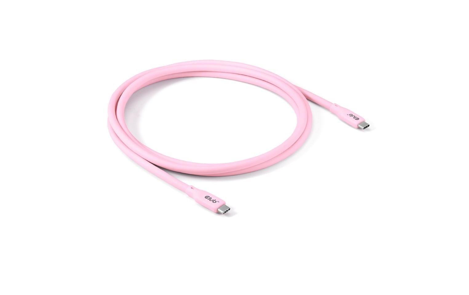 Club 3D, USB Lifestyle USB-C Kabel PD 240W,20Gbps 2m blau