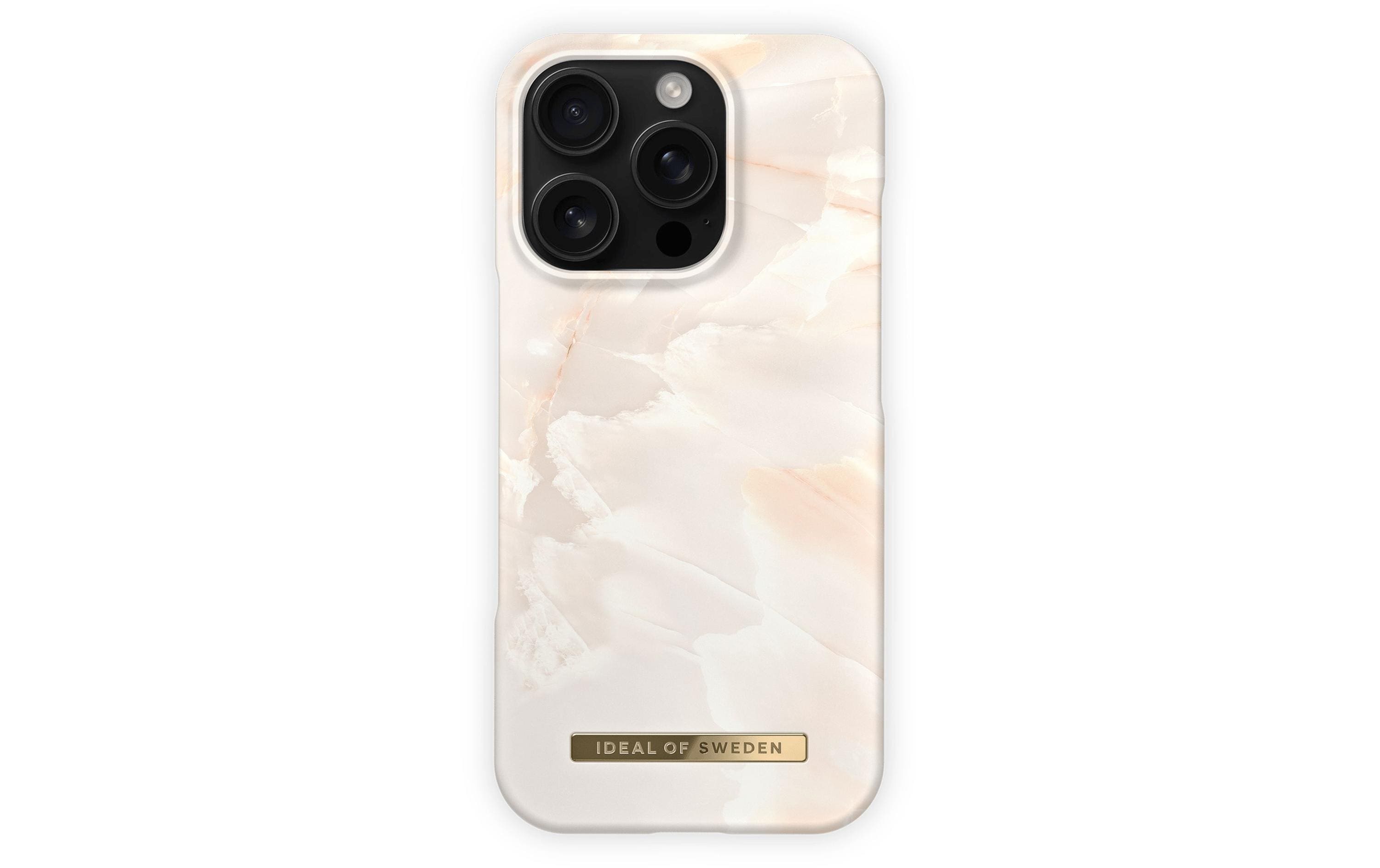 Ideal Cover Rose Pearl Marble iPhone 16 Pro