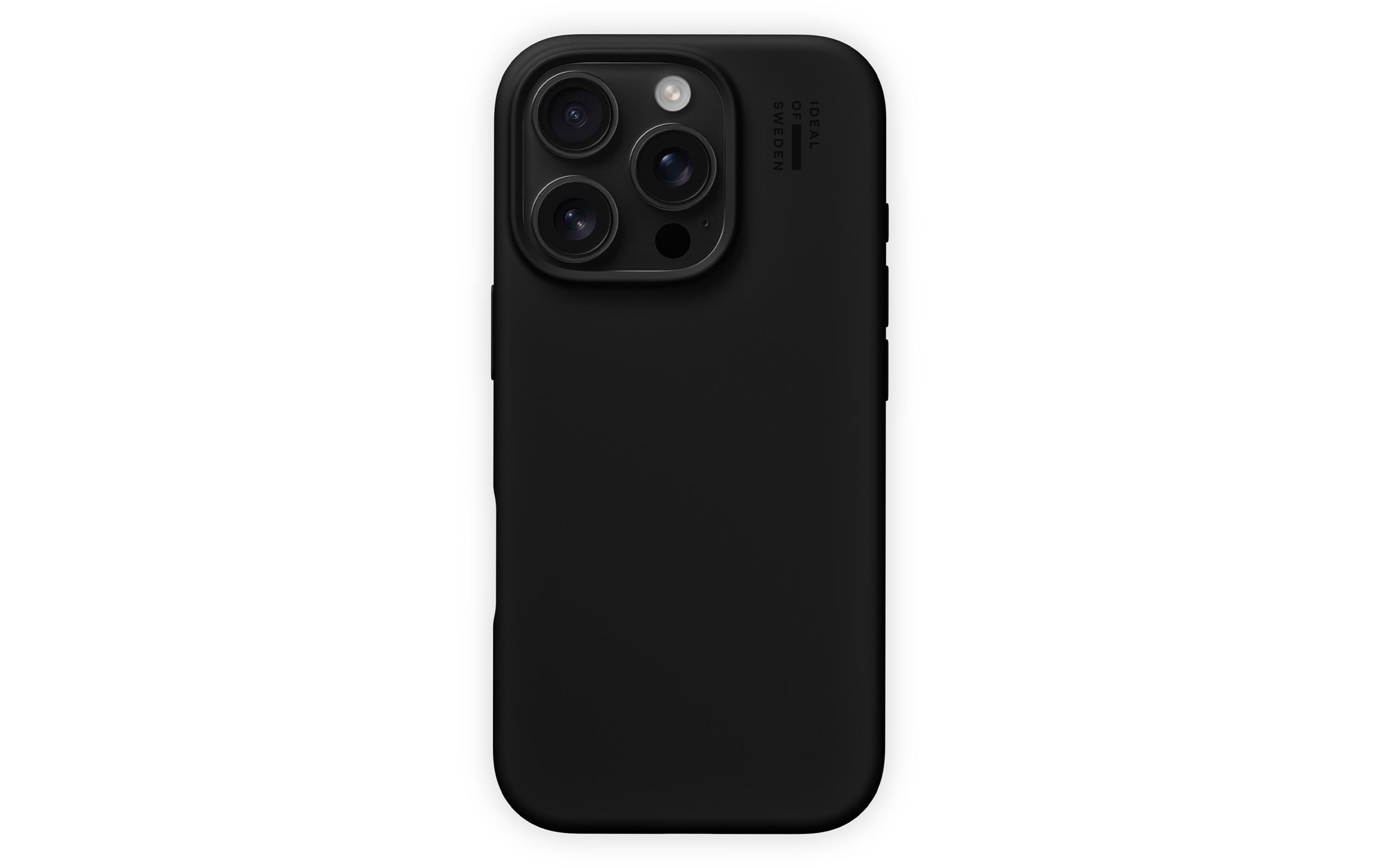 Ideal Silicone Cover Black iPhone 16 Pro