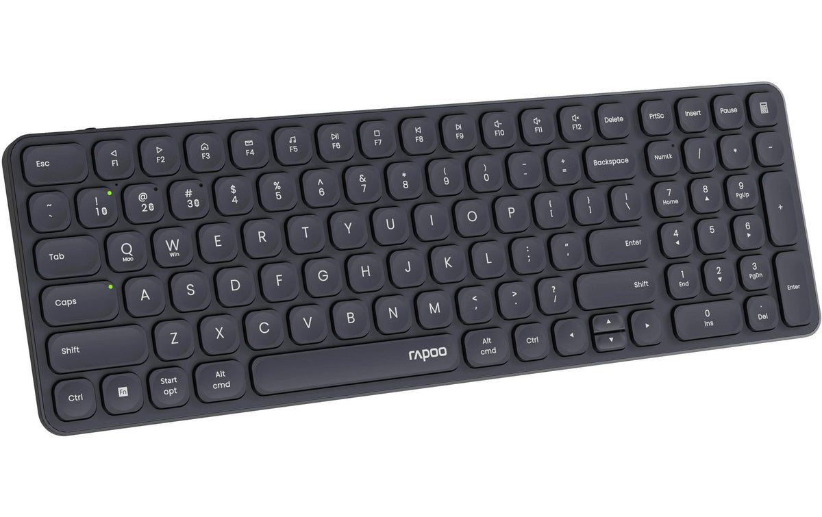 Rapoo E9710 ultraslim Keyboard 2,4 GHz, Bluetooth 4.0, Bluetooth 5.0