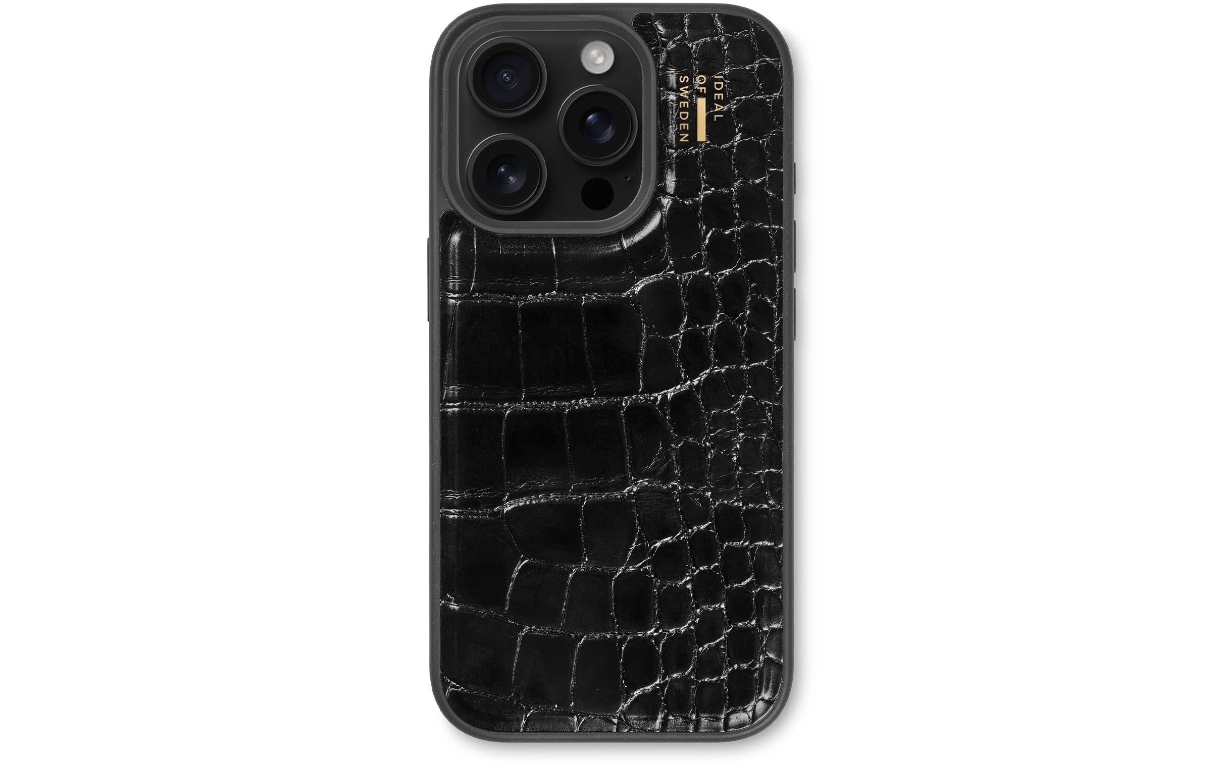 Ideal Cover VeganLeather Black iPhone 16 Pro