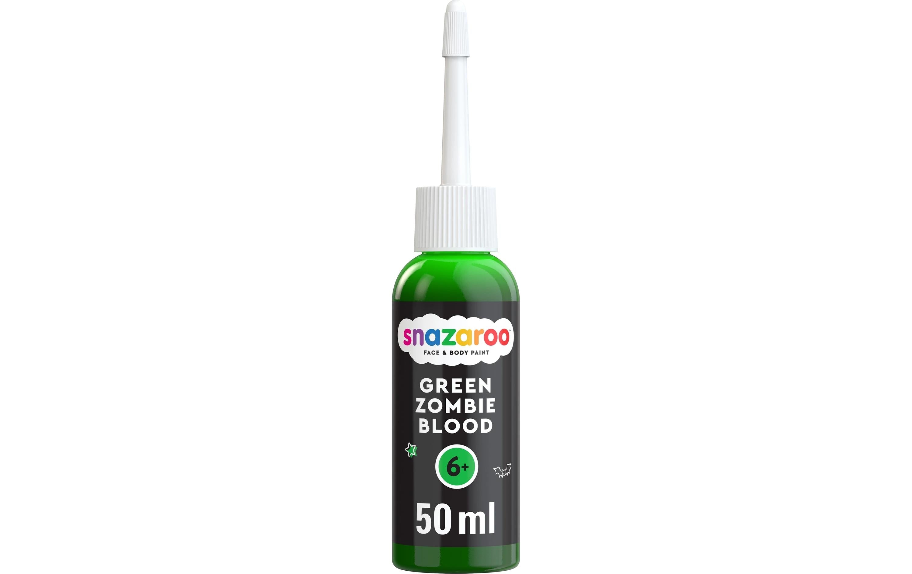 Snazaroo Blut Gel Grün 50ml Flasche