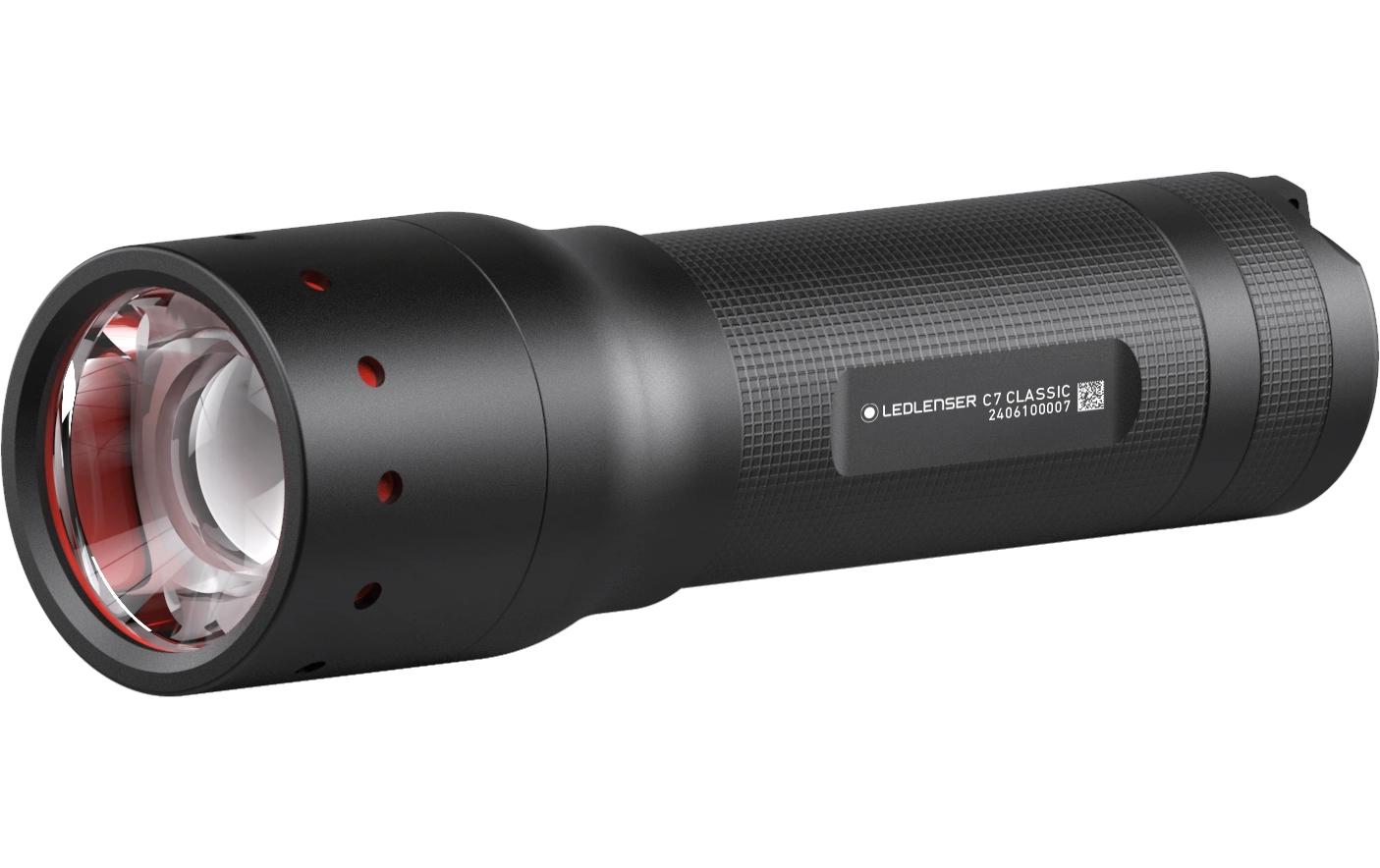 Led Lenser Taschenlampe C7 Classic 450lm, schwarz