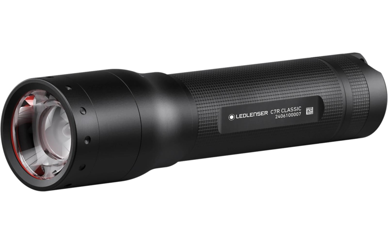 Led Lenser Taschenlampe C7R Classic 1000lm, schwarz