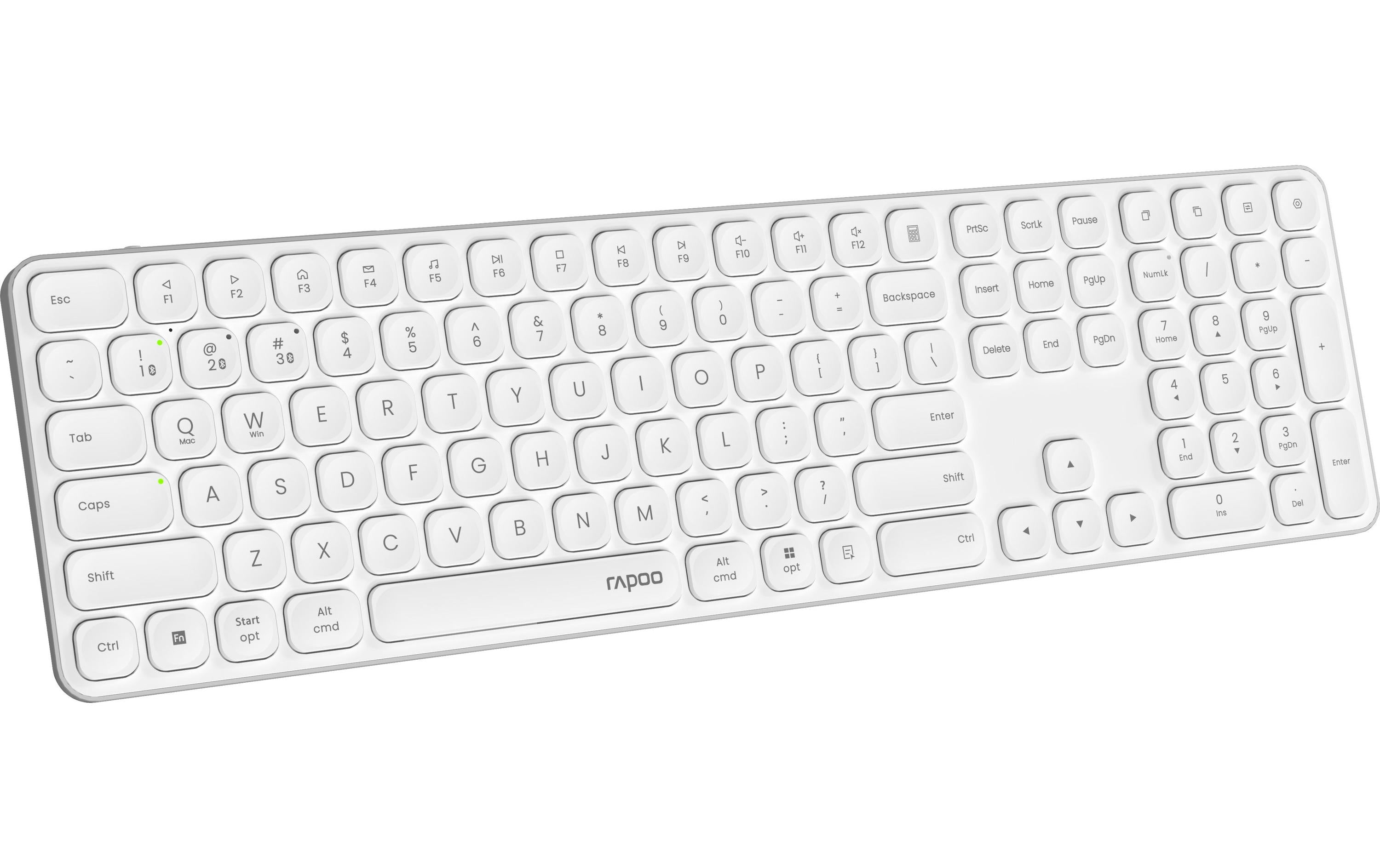 Rapoo E9810 ultraslim Keyboard 2,4 GHz, Bluetooth 4.0, Bluetooth 5.0