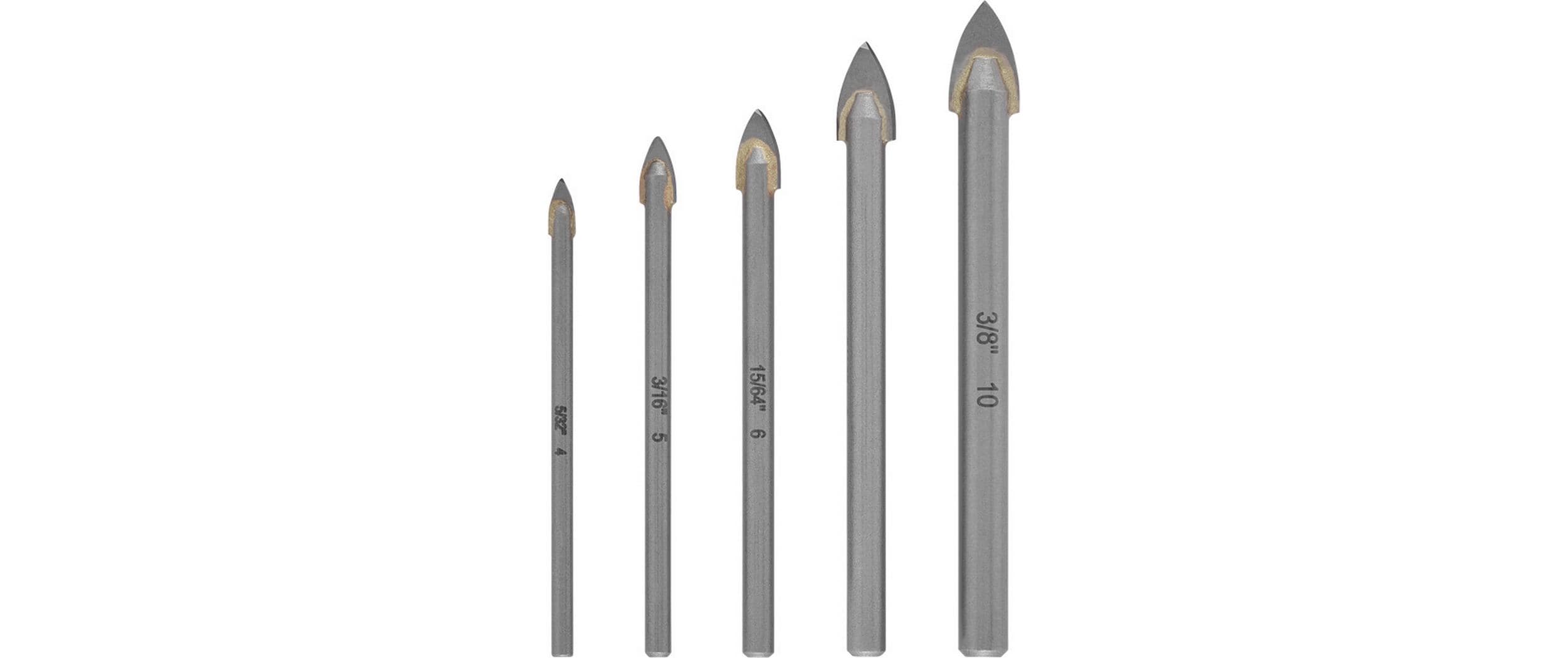 HM Glasbohrer  Set 5 tlg. kwb