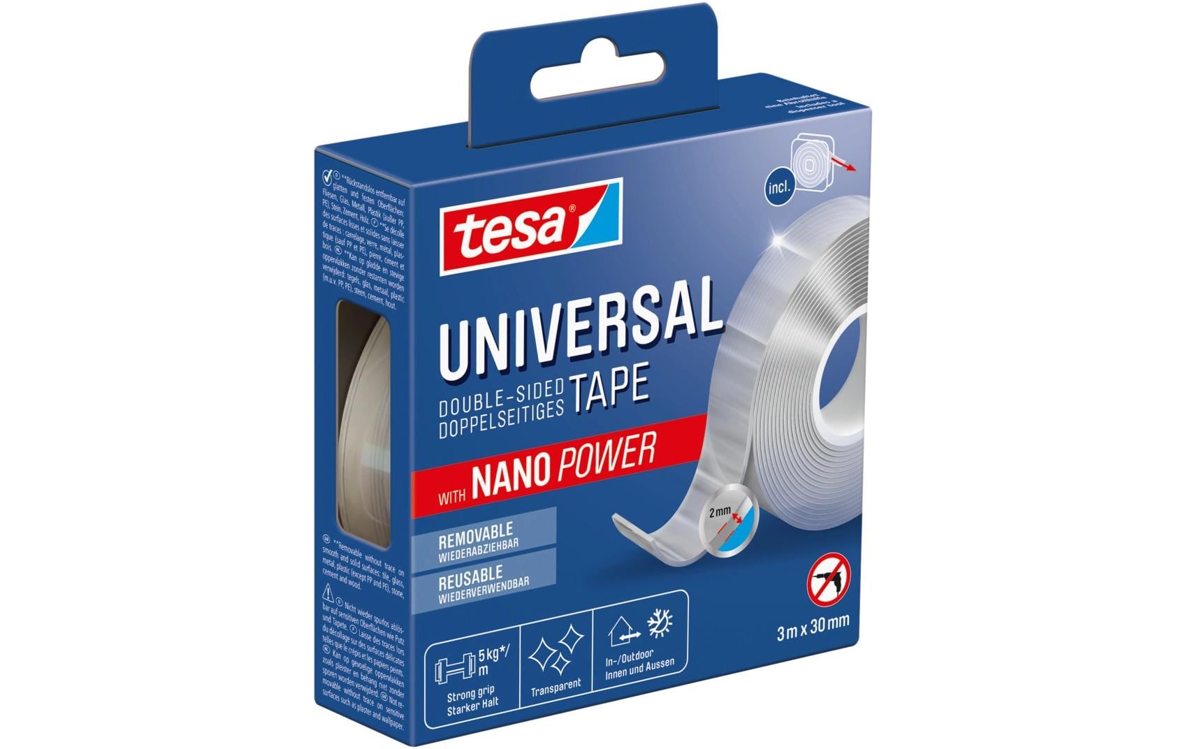 Universal Nano Tape 1 Rolle - 3 m x 30 mm
