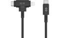 Hyper Silikon USB-C/USB-C Lightning 60W Kabel, schwarz