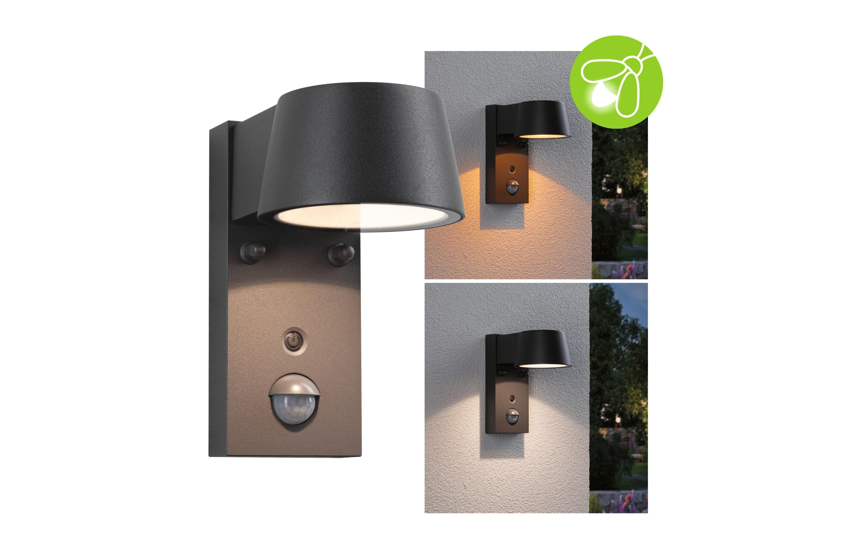 Paulmann LED Aussenwandleuchte Capera Tunable Warm 6W 450lm 230V 98° Anthrazit