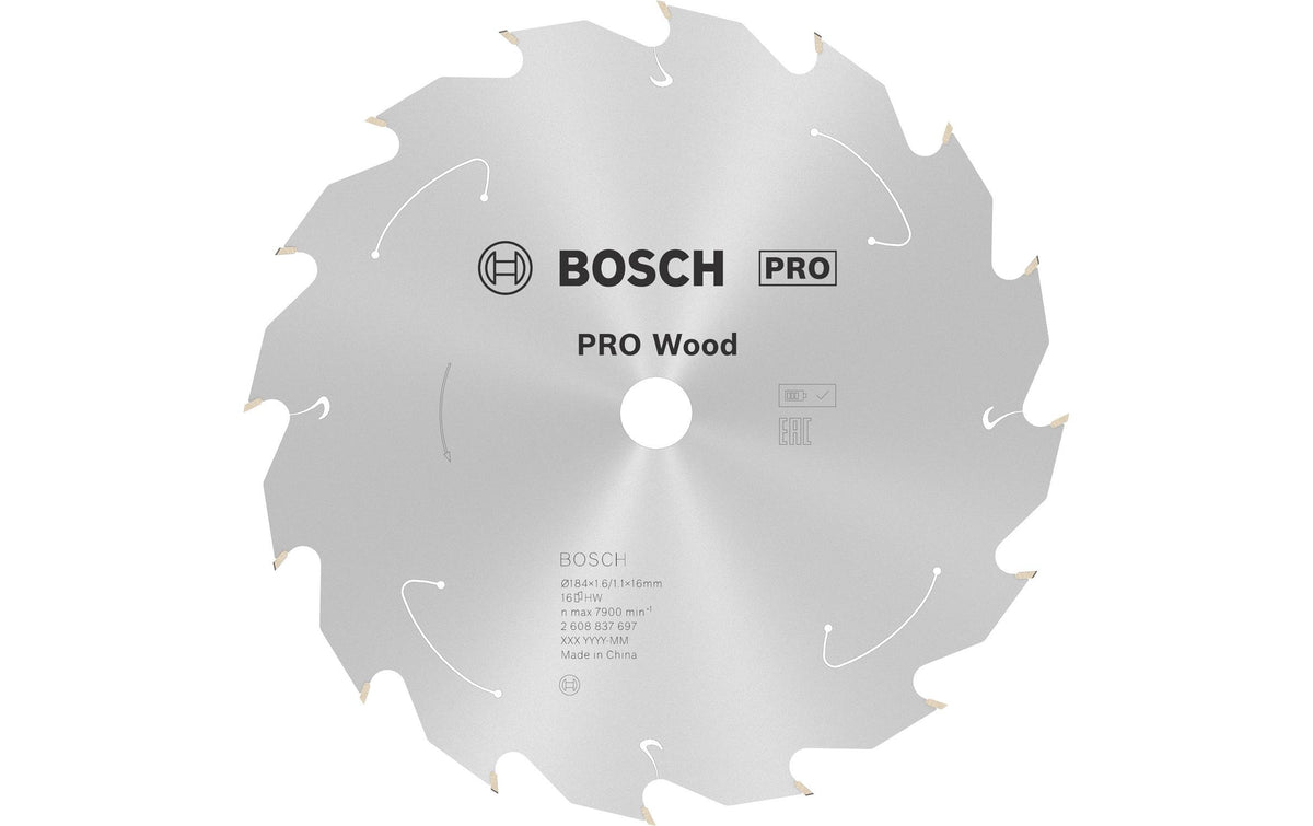 Sägeblatt Handkreissäge, Holz Cordless KSB 184x1.6x16mm,T16