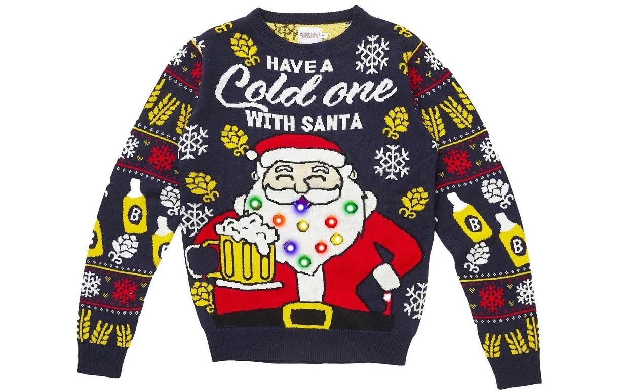 Christmas Sweats Have a Cold One LED L