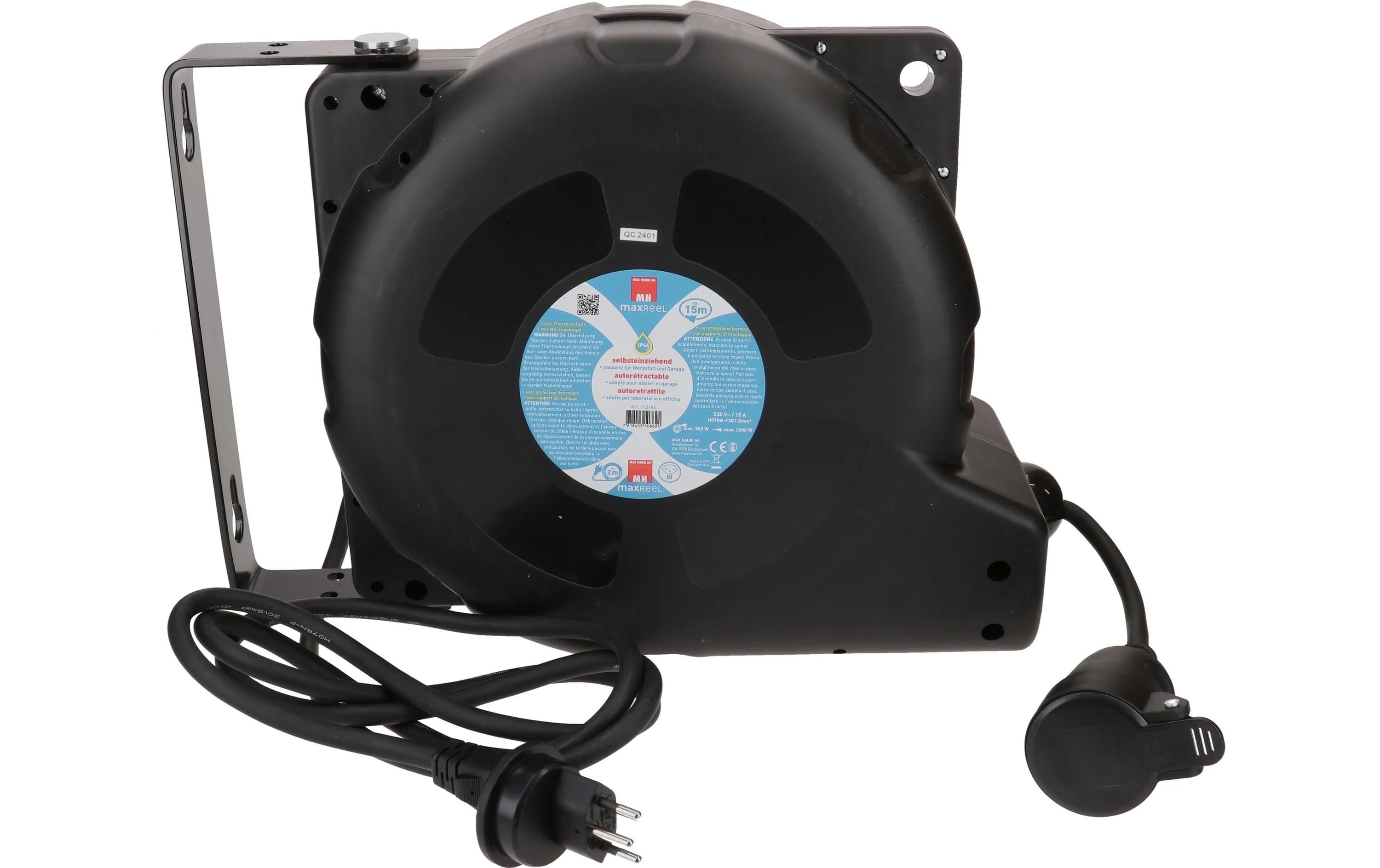 Max Hauri Automatische Kabelrolle IP44 Typ 13 IP55, SZ, 15m