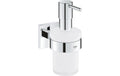 Start Cube Seifenspender +Halter chrom, zum kleben oder bohren