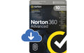 Norton 360 Advanced ESD, Vollversion, 10 PC, 1J, 200GB