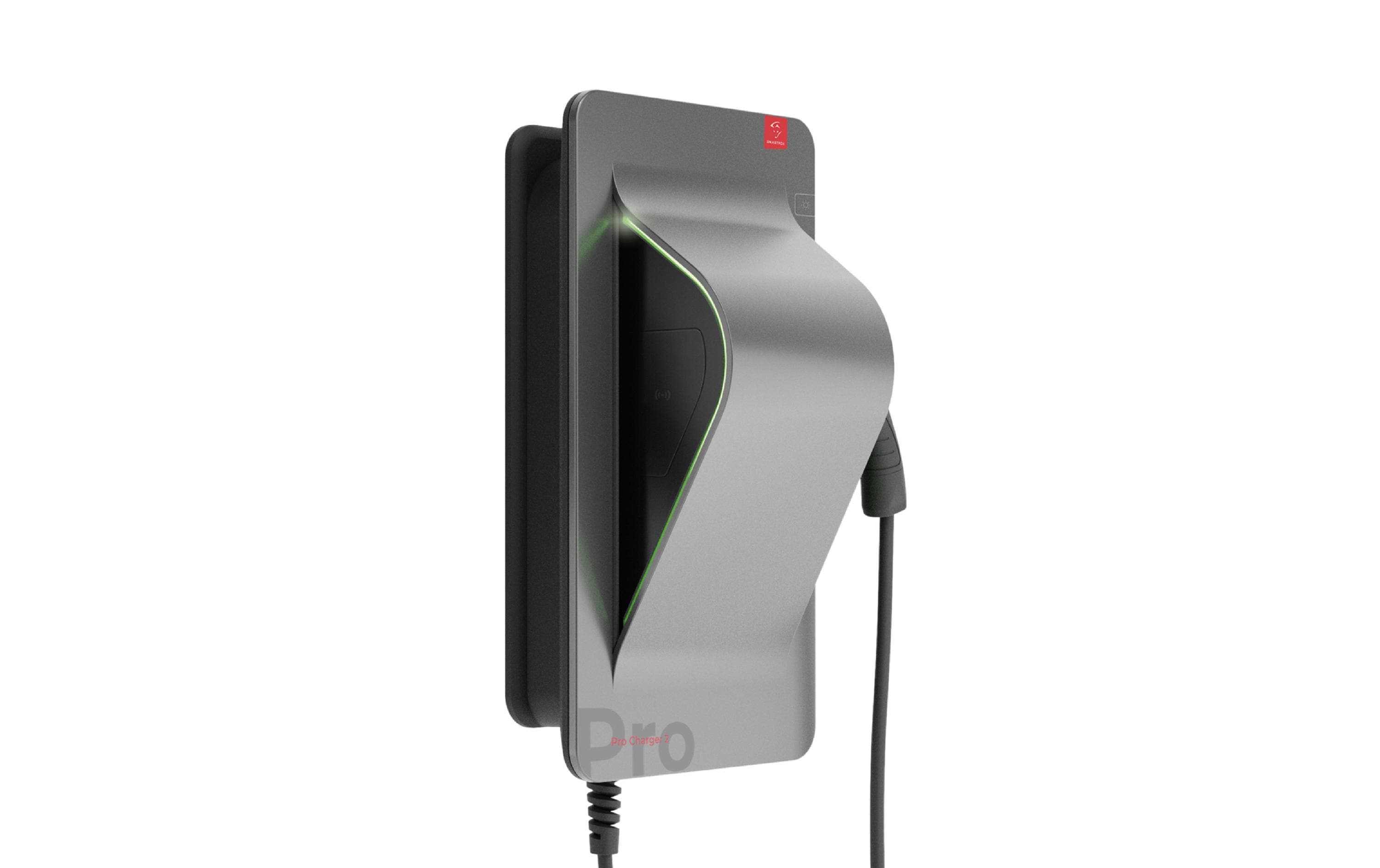 SMARTFOX  Pro Charger2 11 kW silver,V2H,V2G 7m Kabel, Typ 2, RS 485, WiFi, RFID